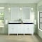 James Martin Vanities 72'' Double Vanity, Bright White w/ 3 CM Charcoal Soapstone Quartz Top 424-V72-BW-3CSP - alternate 3